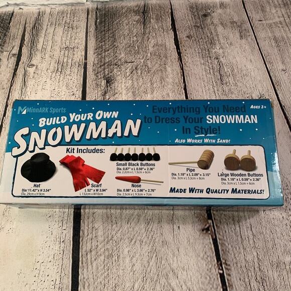 MINNARK SPORTS “Build Your Own Snowman” New In Box Kit - Picture 6 of 6